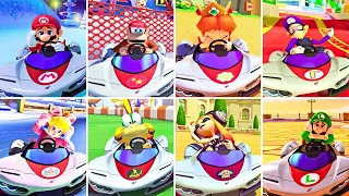 All Lose Animations P-WING - Mario Kart 8 Deluxe (DLC wave 6)