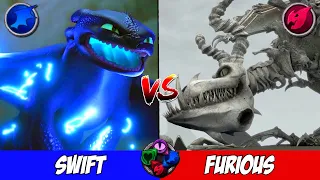 SWIFT VS. FURIOUS DRAGONS | Dragons: Rise of Berk (Gauntlet event)