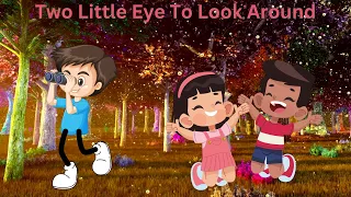 Two Little Eye to Look Around Poem | Rhymes for kids #happykidz