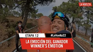 Winner's emotion - Stage 12 | #LaVuelta22