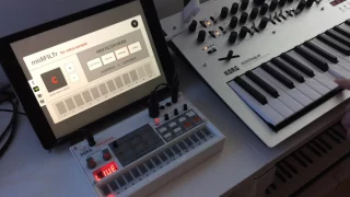 Demo of midiFILTr-VS app that "fixes" the MIDI of the Volca Sample