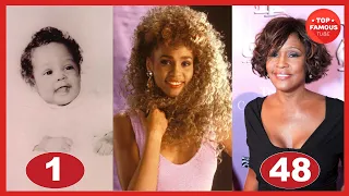 Whitney Houston Transformation ⭐ From 1 To 48 Years Old