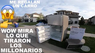 😱👉A si  quede con la boca abierta👈😱WOW/ LO QUE TIRAN EN USA LOS MILLONARIOS / VENTA DE GARAGE EN USA