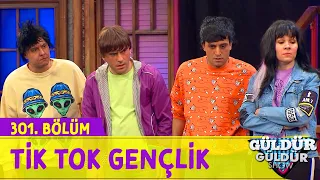 Tik Tok Gençlik - Park Kavgası | 301.Bölüm (Güldür Güldür Show)