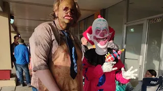 the killer Klowns From outer space visit screamers  costumes in Clinton twp MI