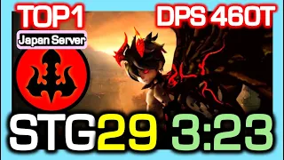 [Japan TOP1] Dark Avenger STG29 3:23 / DPS 460 Trillion / Dragon Nest Japan