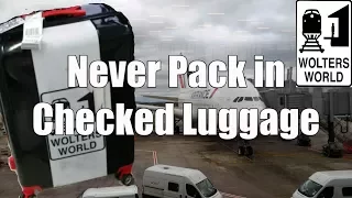 5 Things That You Should NEVER Put in Your Checked Luggage
