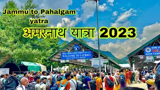 Amaranth yatra 2023 | Jammu To Pahalgam Bus journey 2023 | Amarnath Bhandara Rambagh