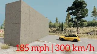 BMW X7 M50i vs Walls - 185 mph | 300 km/h | BeamNG Drive