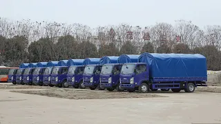 10 Units Brand New ISUZU 700P 4×2 190HP Military Soldier Carrier Truck Factory