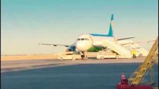 Urgench International Airport | Uzbekistan Airline | Runway #shorts