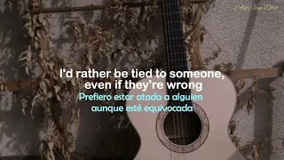 Olivia Rodrigo—scared of my guitar (lyrics+Sub. Español)