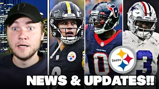 Mason Rudolph To Patriots Trade Rumors?? + Steelers SIGN Another Starting CB To Practice Squad!!