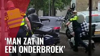 Man in scootmobiel getaserd na zwaaien met mes