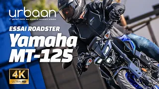 Essai YAMAHA MT-125  - 2024 - [4K] urbaanews