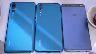 Huawei P20 Pro vs Huawei P20 vs Huawei P10