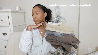 my winter wardrobe essentials | basics & everyday wear