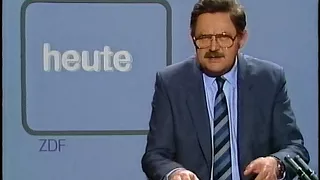 ZDF Heute mit Sendeschluß Sa 1.3.1986