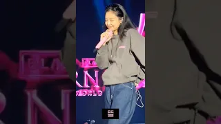 Jennie moment at blackpink born pink consert soundcheck in Seoul day 1 #jennie #blackpink #consert