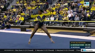 Gabby Wilson (Michigan) - Perfect 10 - Floor vs. Michigan State