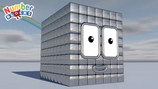 Looking for Numberblocks Cube 7x8x9 is Numberblokcs 504 GIANT Number Patterns but All is SILVER