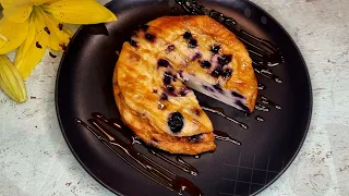 How to make  blueberry yogurt cake ?: no flour , no oil , blueberry yogurt cake you must try!😋🫐