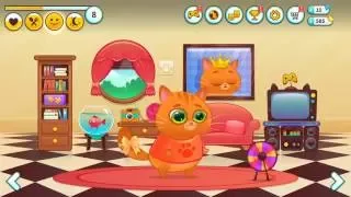 Котик Bubbu #6 – игровой мультик для детей, ухаживаем за котиком! My Virtual cat Bob Bubbu