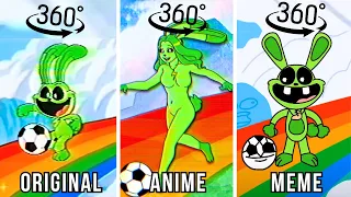 360 VR Smiling Critters Original vs Anime vs Meme (Poppy Playtime Chapter 3 Animation)