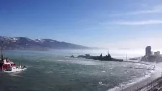 НОВОРОССИЙСК УРАГАН 07.02.2012 (NOVOROSSIYSK HURRICANE 07.02.2012)