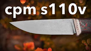 Нож из стали cpm s110v