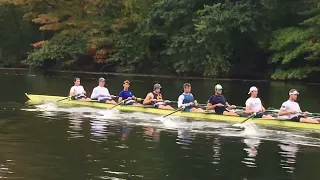 Yale crew rowing