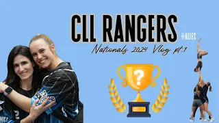 Cheersport Nationals 2024 Vlog pt.1 CLL Rangers