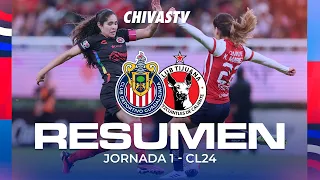 RESUMEN: ¡Chivas Femenil debuta en el torneo con triunfo sobre Tijuana! | J1 Clausura 2024