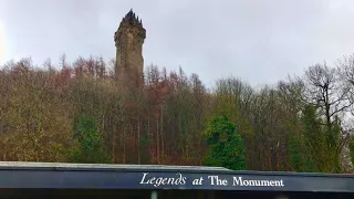 Take a look INSIDE The Wallace Monument Stirling Scotland. Burns Night Experience.