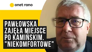 Monika Pawłowska zajęła miejsce Mariusza Kamińskiego w Sejmie. Czarnecki: "Niekomfortowa sytuacja"