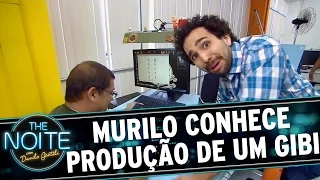 The Noite (27/10/15) - Murilo Couto acompanha a produção de um gibi