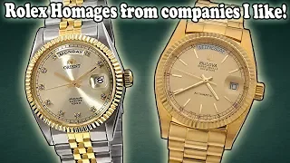 Rolex Homages From Companies I Actually Like!