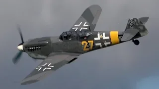 4Kᵁᴴᴰ 92-Year-Old German WWII Veteran flies in the World's only Bf 109 G-12