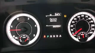 Reset the Perform Service Message on a Ram 6.7L Cummins