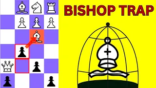 Noah's Ark Trap in Ruy Lopez Opening | Chess Tráp for White | Chess Bishop Trap