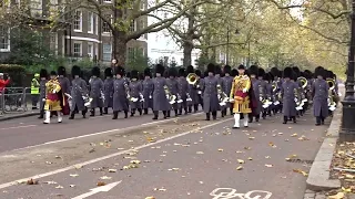 Die Regimentskinder (The Children of the Regiment) march on Remembrance Sunday 2022