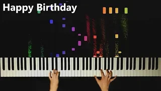 Happy Birthday [FREE MIDI] (Piano Synthesia Cover) Hard