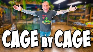 Cage By Cage Entire Reptile Collection Tour!