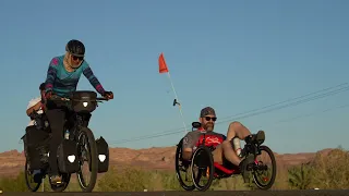 Kamran on bike in Saudi Arabia