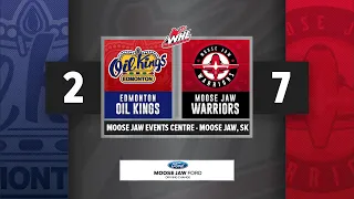 Moose Jaw Ford Highlights: Warriors (7) vs Edmonton (2) - Nov. 8