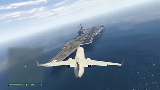 GTA-Online - Aircraft carrier - Free Roam Gameplay