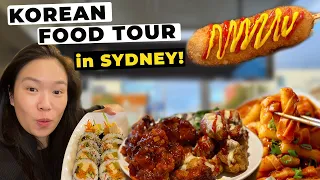 TASTY KOREAN STREET FOOD SNACK TOUR in SYDNEY AUSTRALIA (Must Visit Sydney Restaurants)  悉尼必試韓國小食