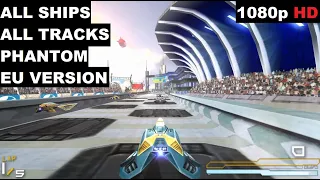 WipEout Pure All Tracks / Circuits Phantom + All Ships EU Version PPSSPP Gameplay