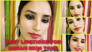 Best lipsticks for Indian skin tone || Loreal lipstick swatches