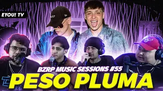 LA POLÉMICA BZRP SESSION DE PESO PLUMA! - Reacción en vivo - EYOU TV